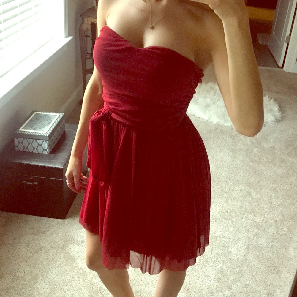 red weston wear dress